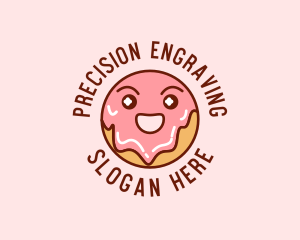 Happy Sweet Donut logo design