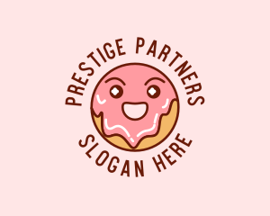 Happy Sweet Donut logo design