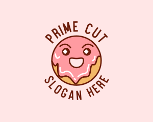 Happy Sweet Donut logo design