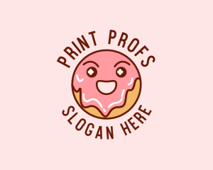 Happy Sweet Donut logo design