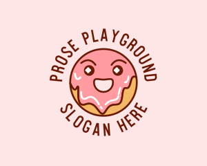 Happy Sweet Donut logo design