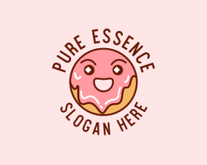 Happy Sweet Donut logo design