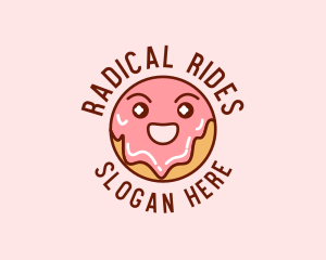 Happy Sweet Donut logo design