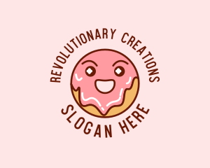 Happy Sweet Donut logo design