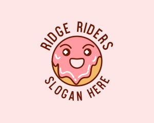 Happy Sweet Donut logo design