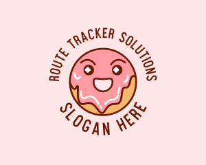 Happy Sweet Donut logo design