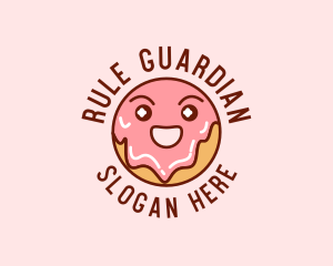 Happy Sweet Donut logo design