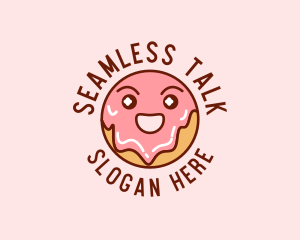 Happy Sweet Donut logo design