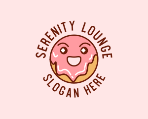 Happy Sweet Donut logo design