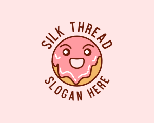 Happy Sweet Donut logo design