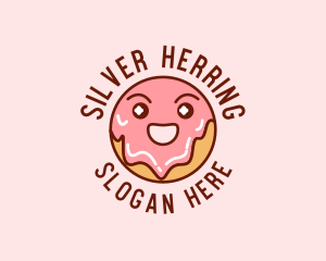 Happy Sweet Donut logo design