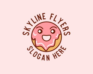 Happy Sweet Donut logo design