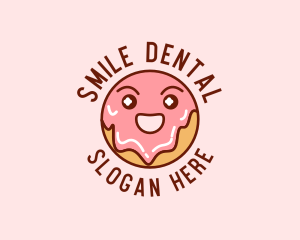 Happy Sweet Donut logo design