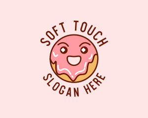 Happy Sweet Donut logo design