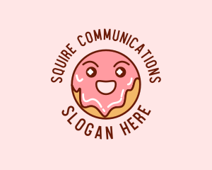 Happy Sweet Donut logo design