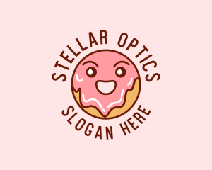 Happy Sweet Donut logo design