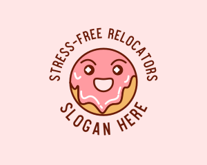 Happy Sweet Donut logo design