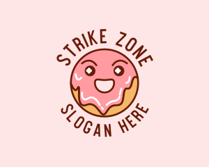 Happy Sweet Donut logo design