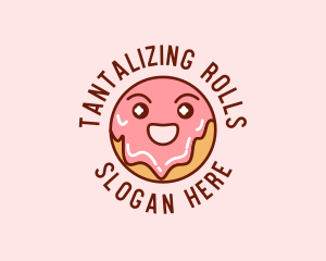 Happy Sweet Donut logo design