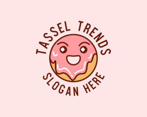 Happy Sweet Donut logo design