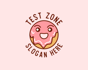 Happy Sweet Donut logo design