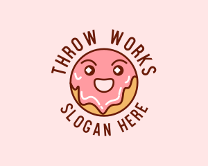 Happy Sweet Donut logo design