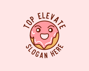 Happy Sweet Donut logo design