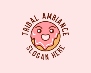 Happy Sweet Donut logo design