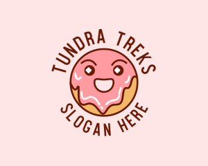 Happy Sweet Donut logo design