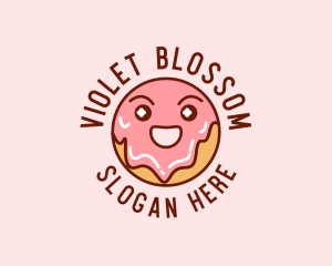 Happy Sweet Donut logo design