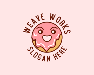 Happy Sweet Donut logo design