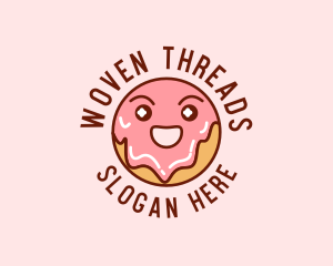 Happy Sweet Donut logo design