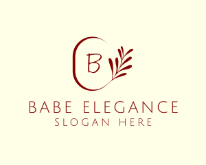 Elegant Leaves Spa logo design