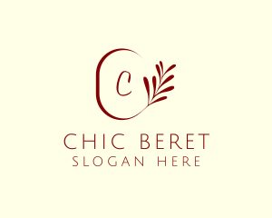 Elegant Leaves Spa logo design