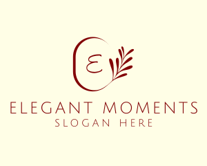 Elegant Leaves Spa logo design