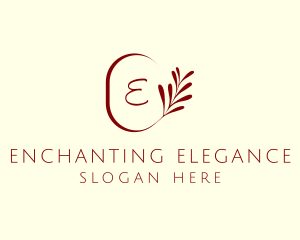 Elegant Leaves Spa logo design