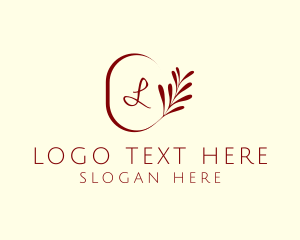Leaves - Elegant Leaves Spa logo design