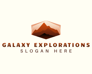 Mountain Hiking Exploration Logo