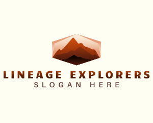 Mountain Hiking Exploration logo design