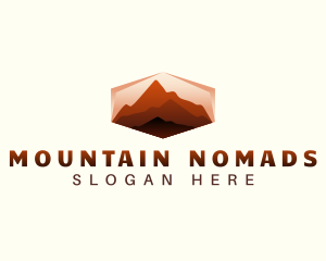 Mountain Hiking Exploration logo design