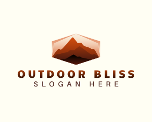 Mountain Hiking Exploration logo design