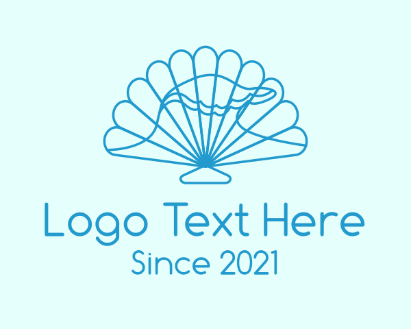 Wave logo example 2