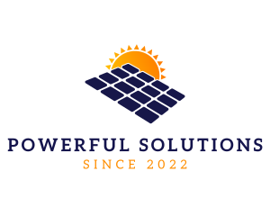 Solar Panel Energy logo design