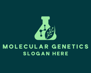 Flask Leaf Laboratory logo design