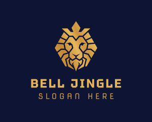 Lion Royal Crown logo design