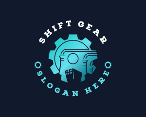 Gear Cog Mechanical Factory logo design