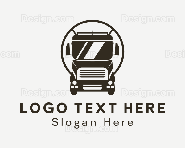 Trailer Trucking Vehicle Logo