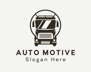 Trailer Trucking Vehicle logo