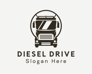 Trailer Trucking Vehicle logo