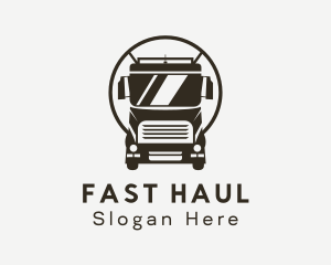 Trailer Trucking Vehicle logo